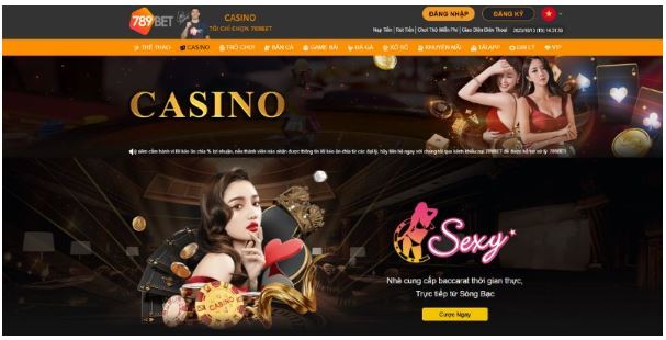 Sảnh live casino cực hấp dẫn 